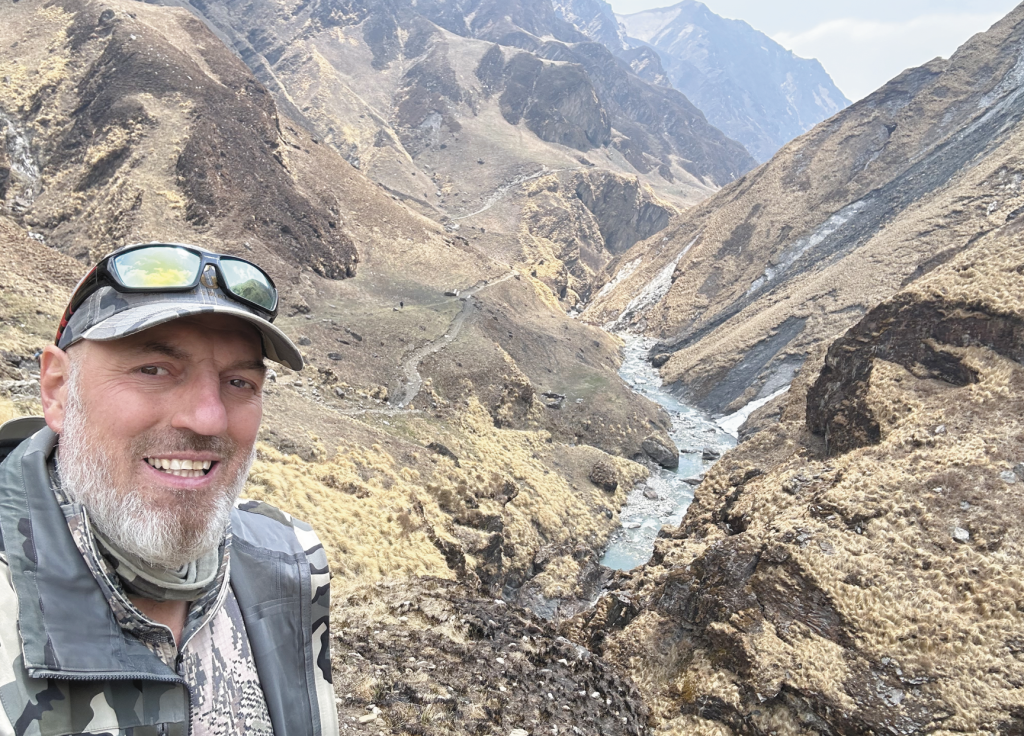 Автор статьи и горы